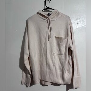 NWT Women’s Cream Sweater with pocket & hoodie plus sized available